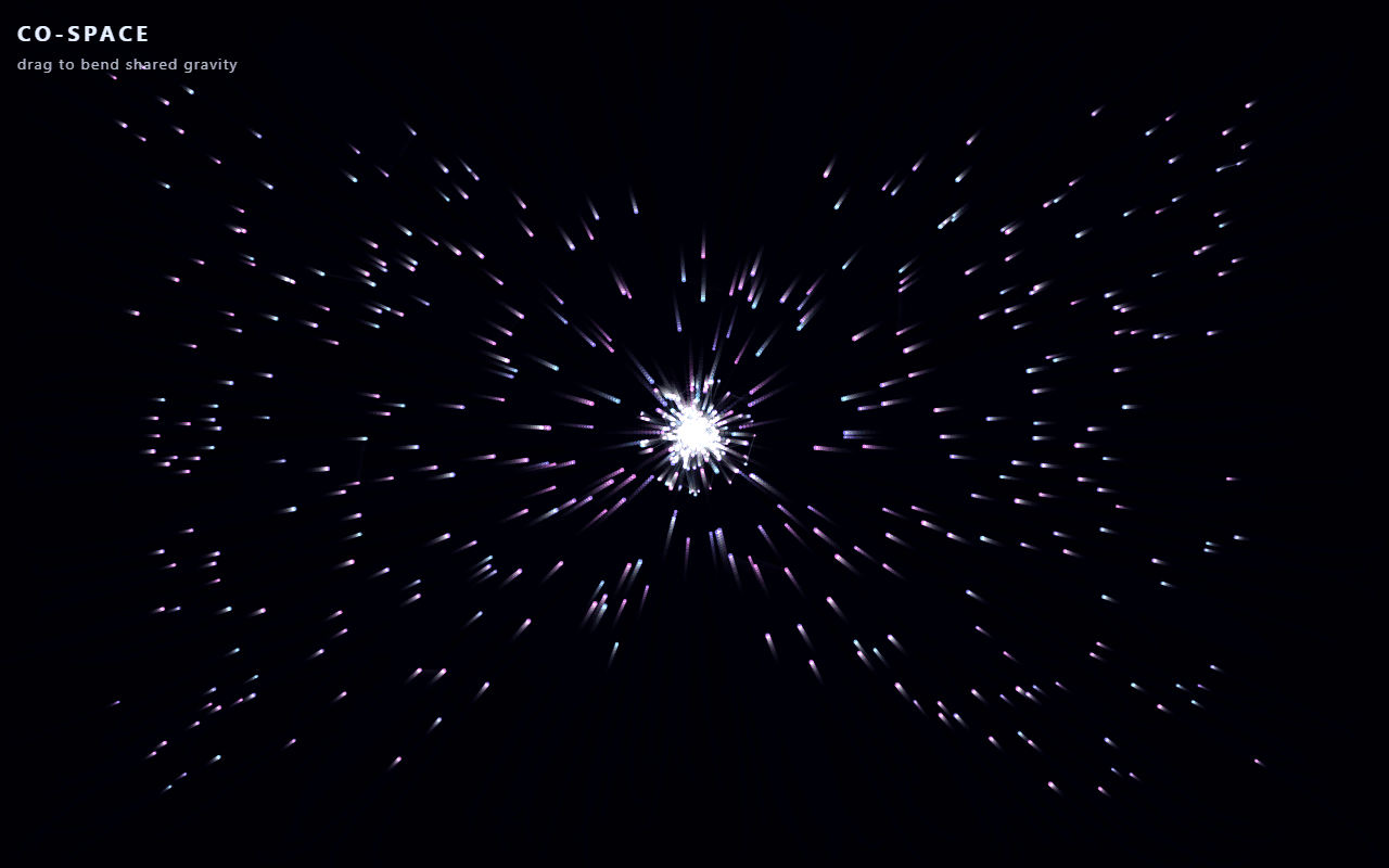 Co-Space: particle gravity sculpture